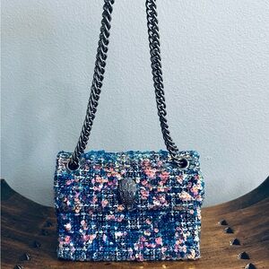 Kurt Geiger London Mini Kensington Tweed Crossbody Bag